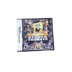 Nicktoons: Attack of the Toybots 2007 Nintendo DS Game,‎ Case, Manual, Insert